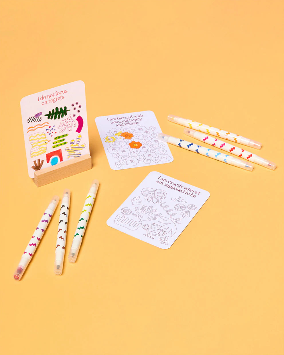 JOS Colour Your Own Affirmation Cards