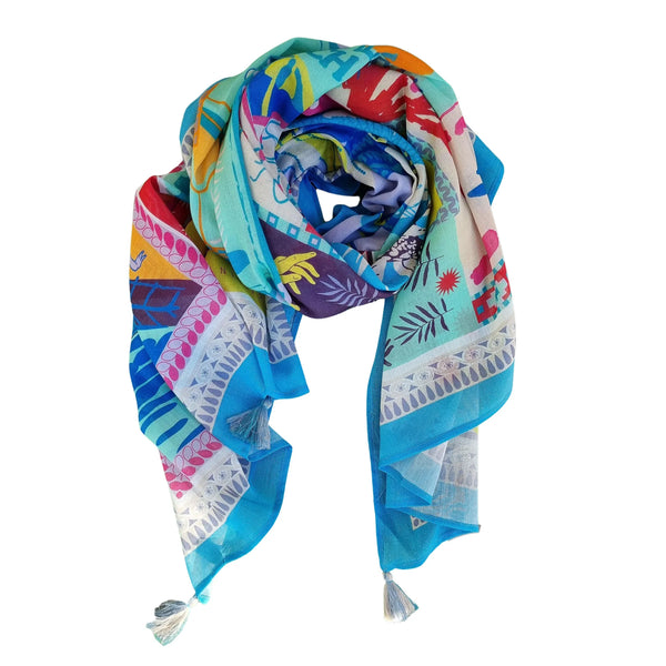 ZODA Scarf TROPICO BLUE