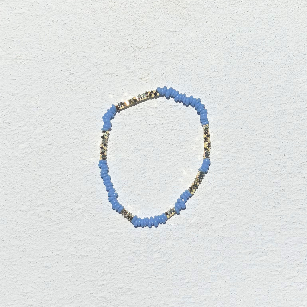 HEI TAI Milos Layer Bracelet CORNFLOWER BLUE