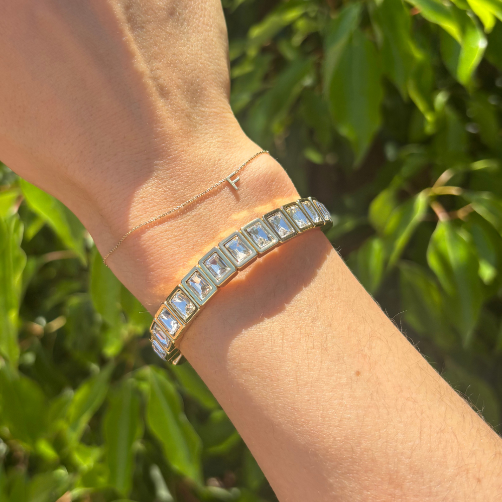 Oliva Bracelet GOLD CRYSTAL