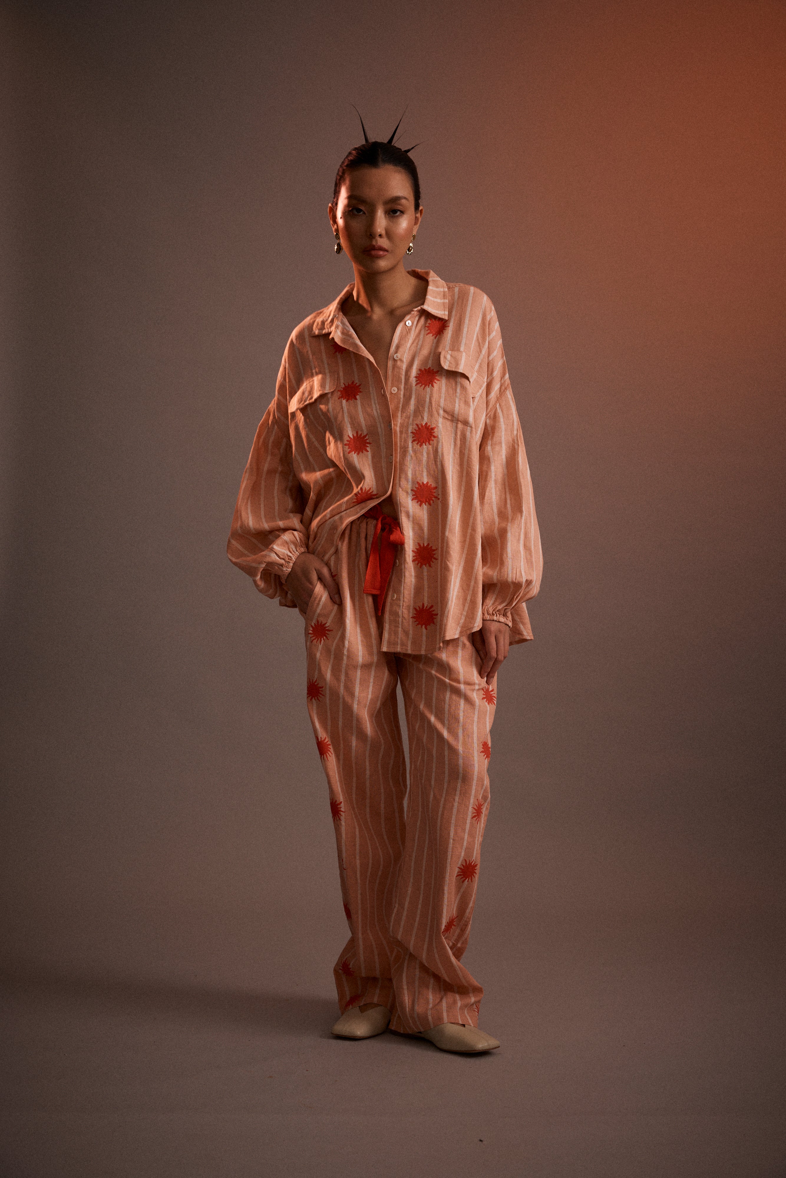 KINGA CSILLA Dallas Sun Straight Pant