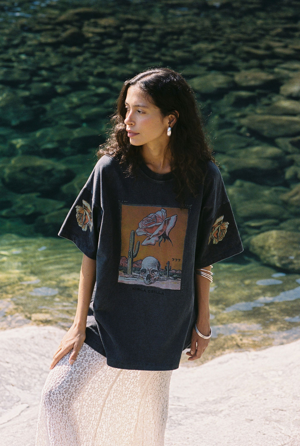 KINGA CSILLA Desert Rose Tee