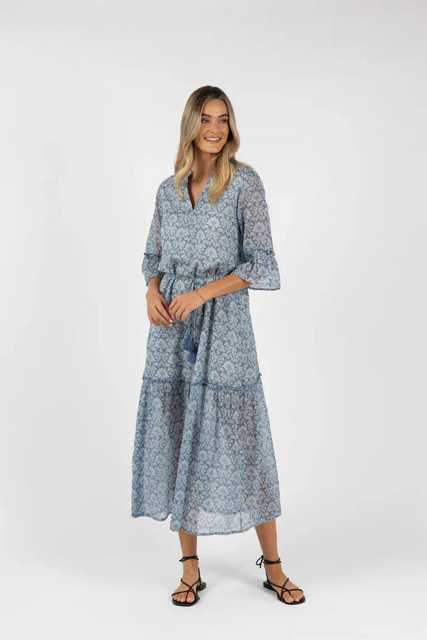 HUMIDITY Fiesta Aries Dress BLUE