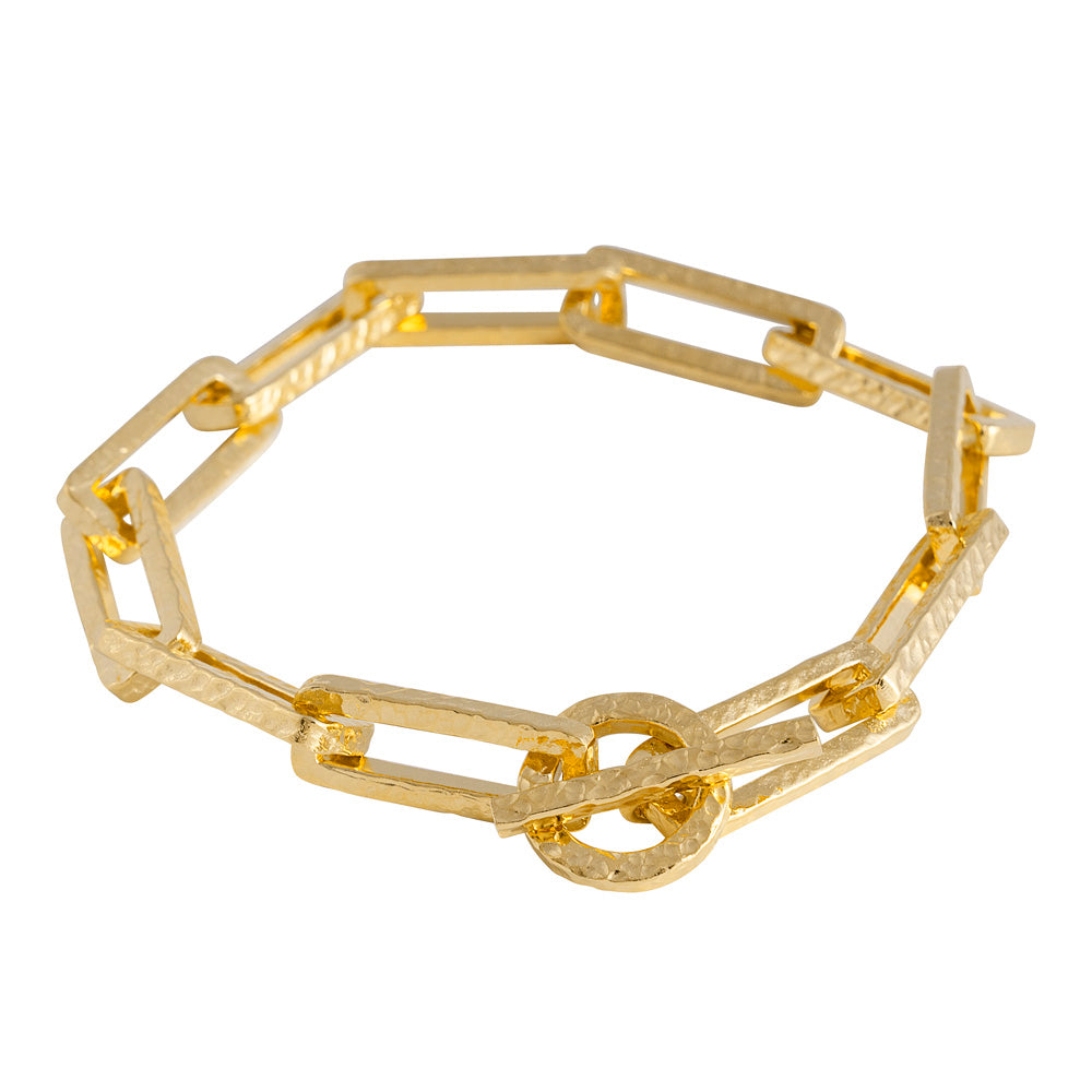 FAIRLEY Antique Gold Chain Bracelet
