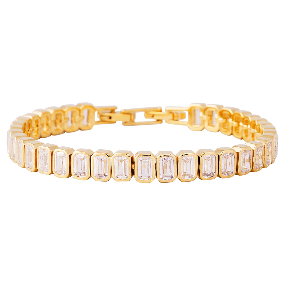 FAIRLEY Blanc Tennis Bracelet