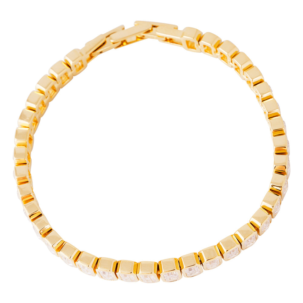 FAIRLEY Blanc Tennis Bracelet
