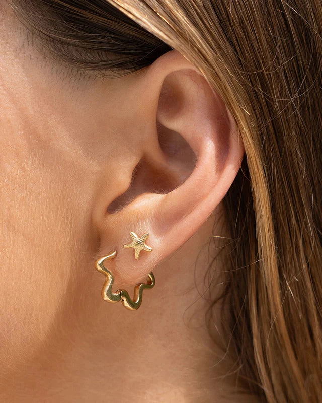 Arms of Eve Starfish Studs GOLD