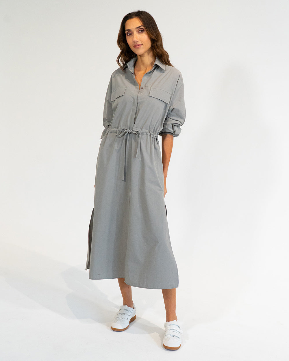 ELMS & KING Daytona Shirt Dress KHAKI