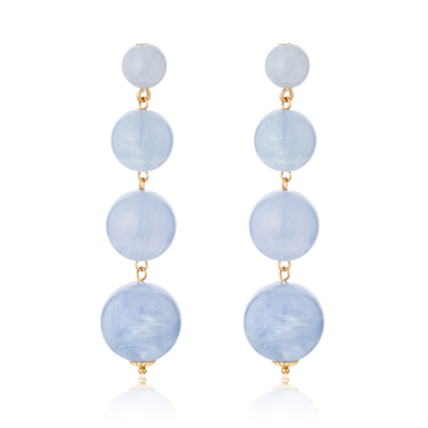 Galaxy Drop Earrings CORNFLOWER
