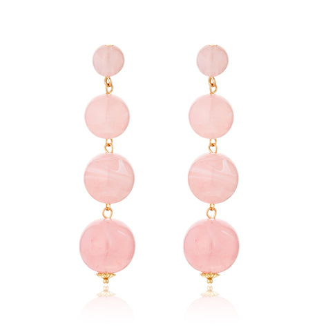 Galaxy Drop Earrings PINK