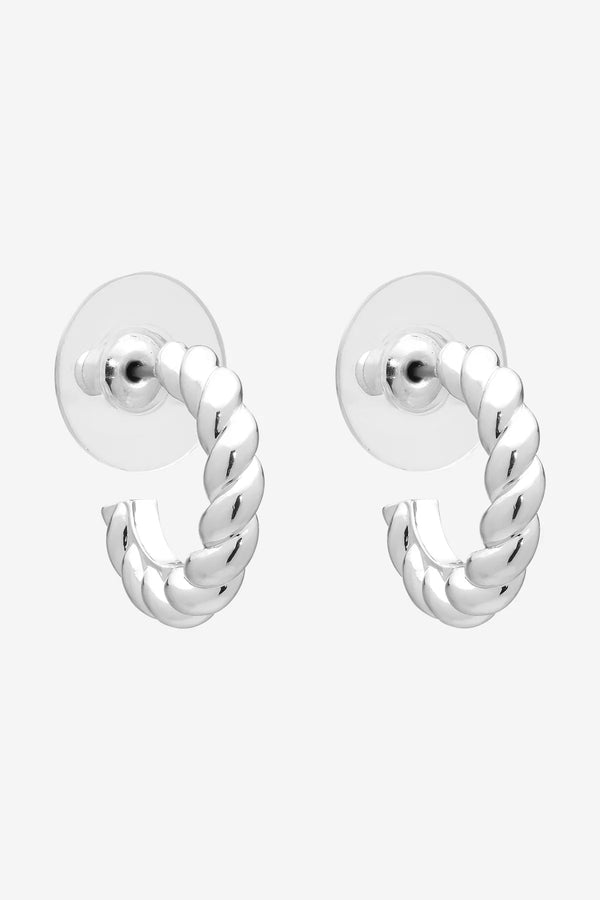 LIBERTE Sandy Hoop Earring SILVER