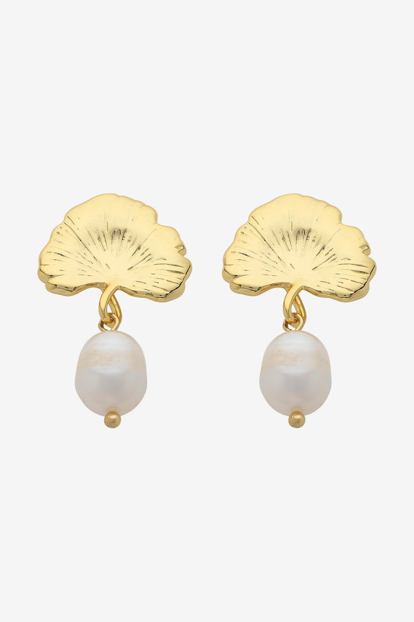 LIBERTE Sierra Pearl Earring GOLD