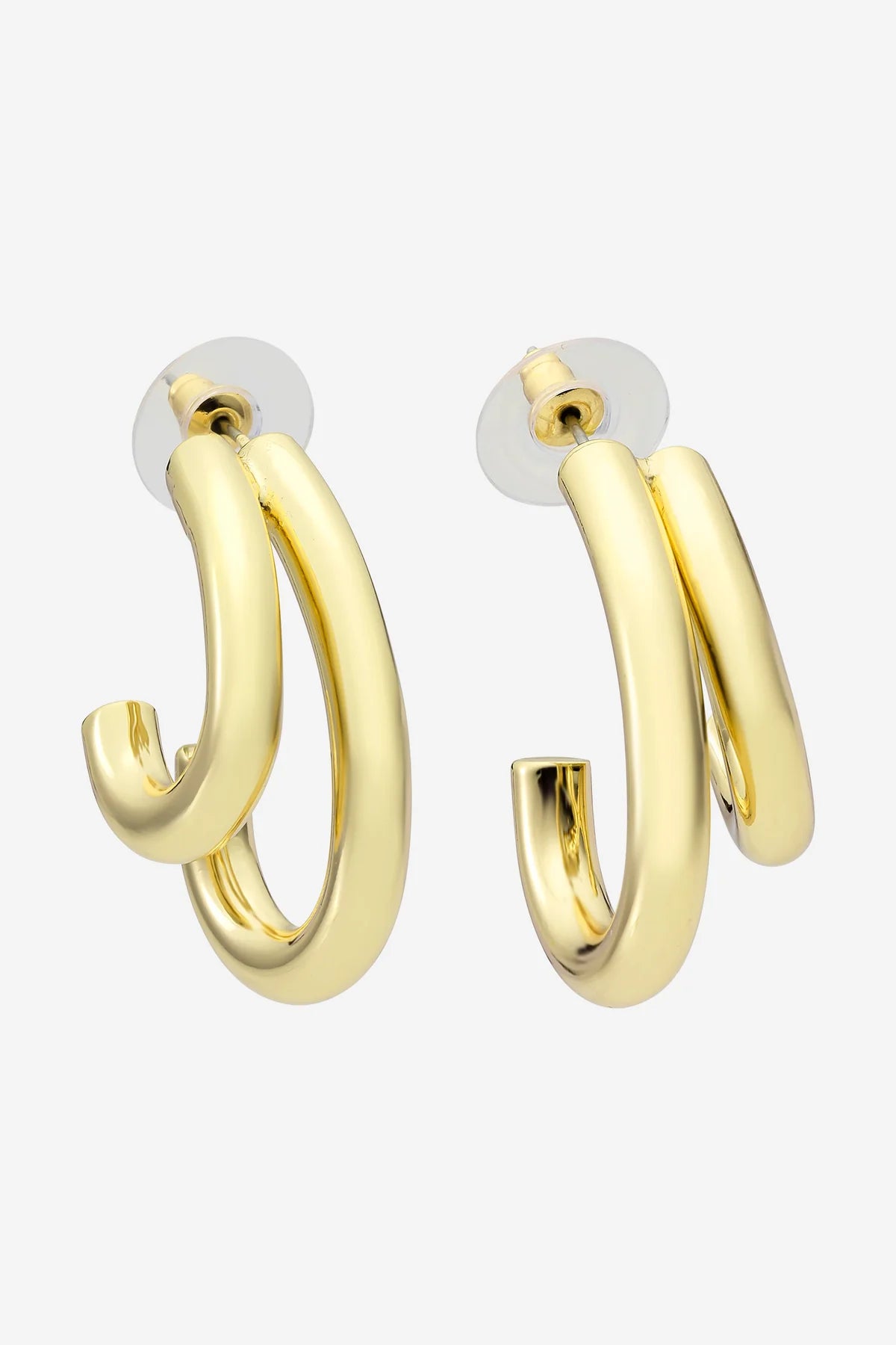 LIBERTE Neve Double Hoop GOLD