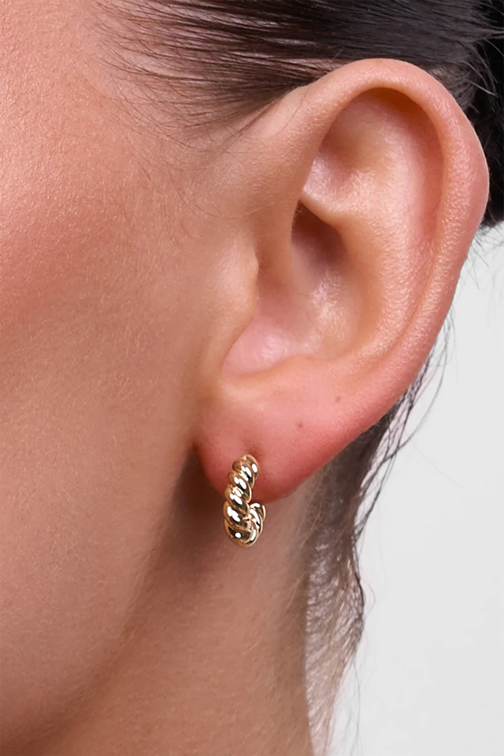 LIBERTE Phoebe Rope Earring GOLD