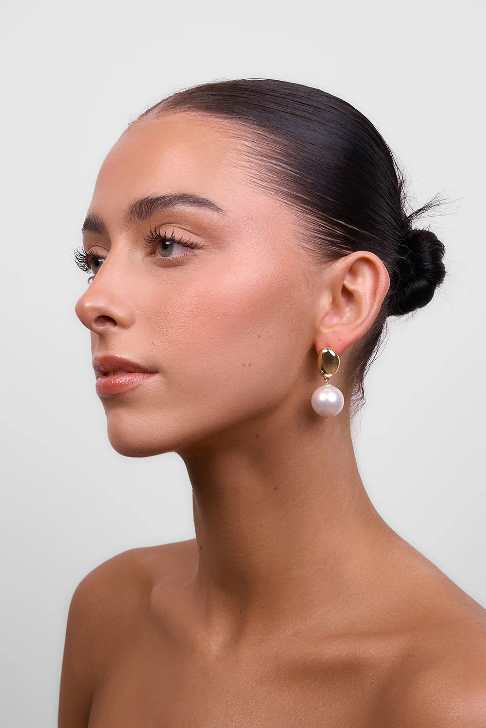 LIBERTE Selma Earring GOLD PEARL