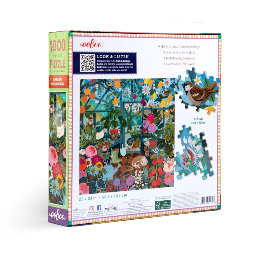 1000 pce Puzzle ENGLISH GREENHOUSE
