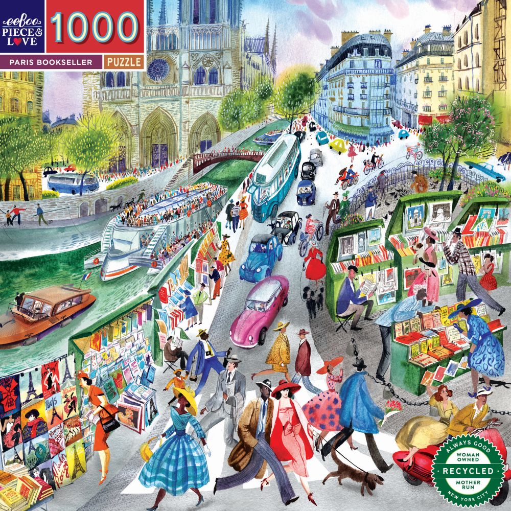 1000 pce Puzzle PARIS BOOKSELLER