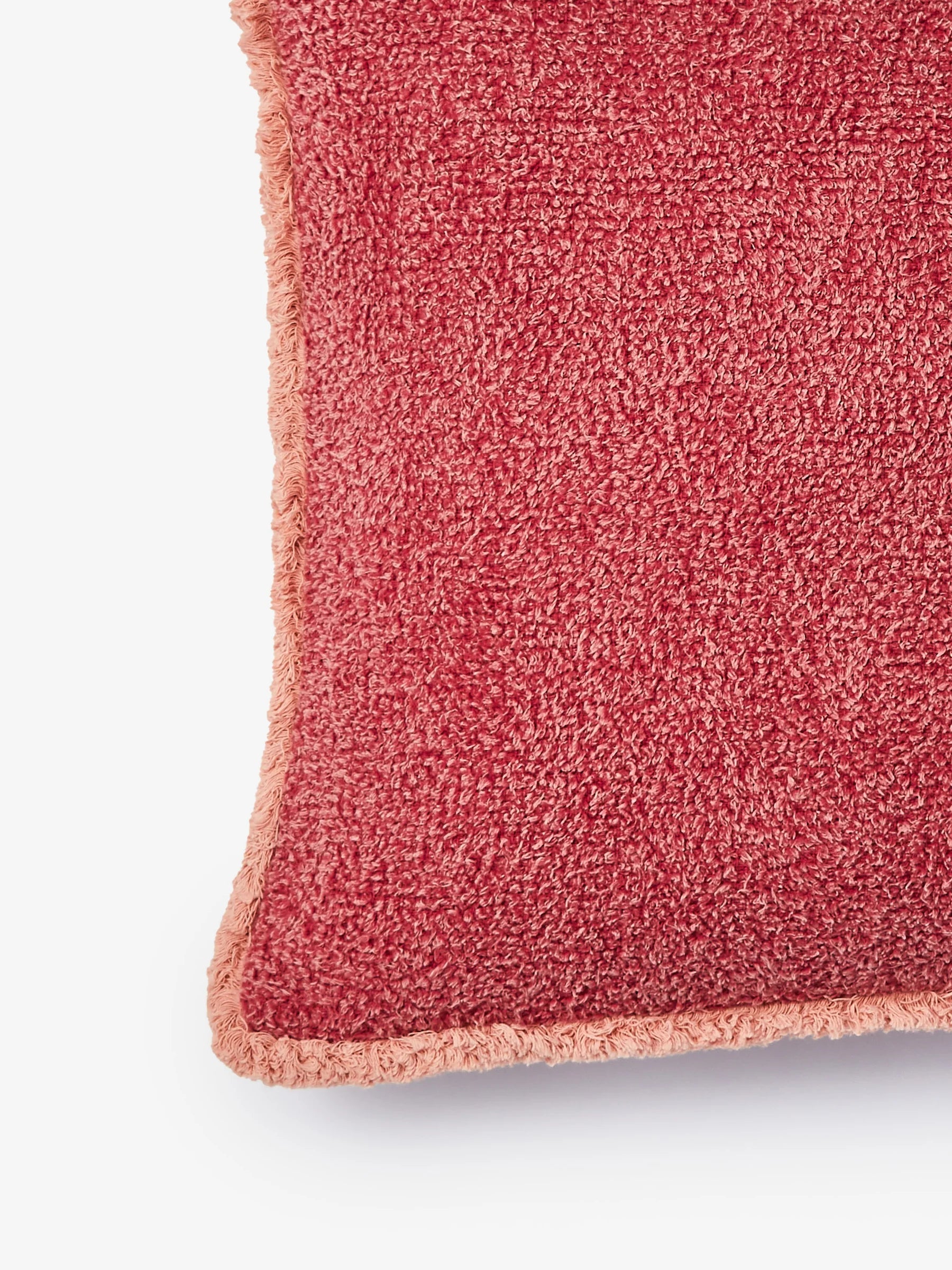 Bonnie & Neil Grain Coral Cotton Cushion 50cm