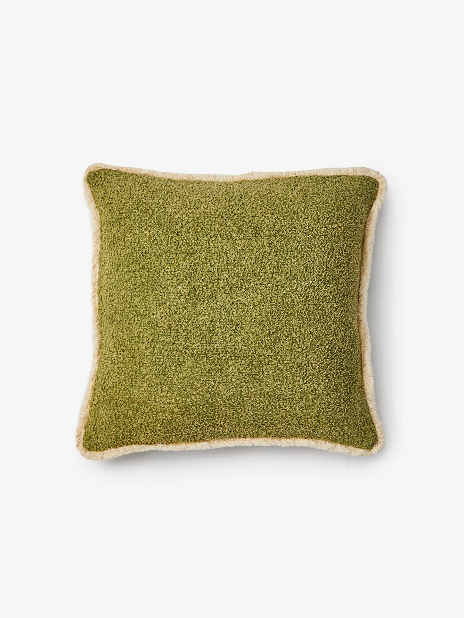 Bonnie & Neil Grain Khaki Cotton Cushion 50cm
