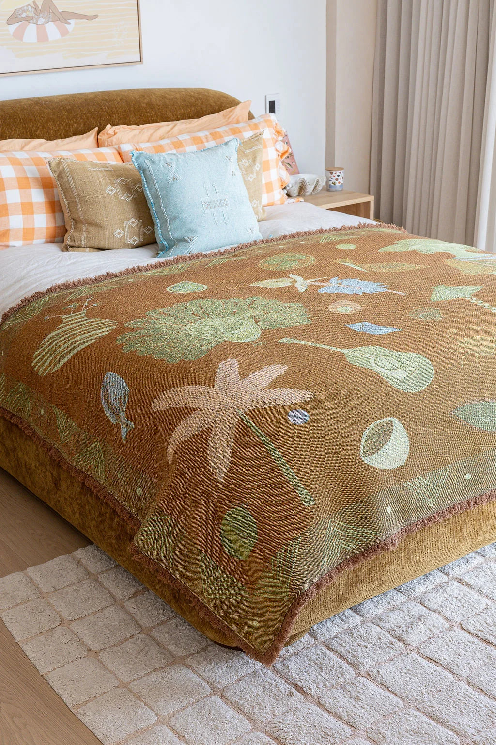 GOOD THROW CO Art Throw Rug SUMMER LOVIN