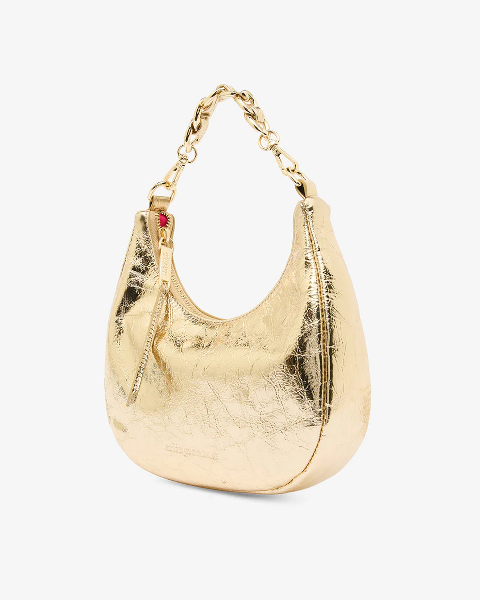 ARLINGTON MILNE Estella Bag GOLD CRINKLE