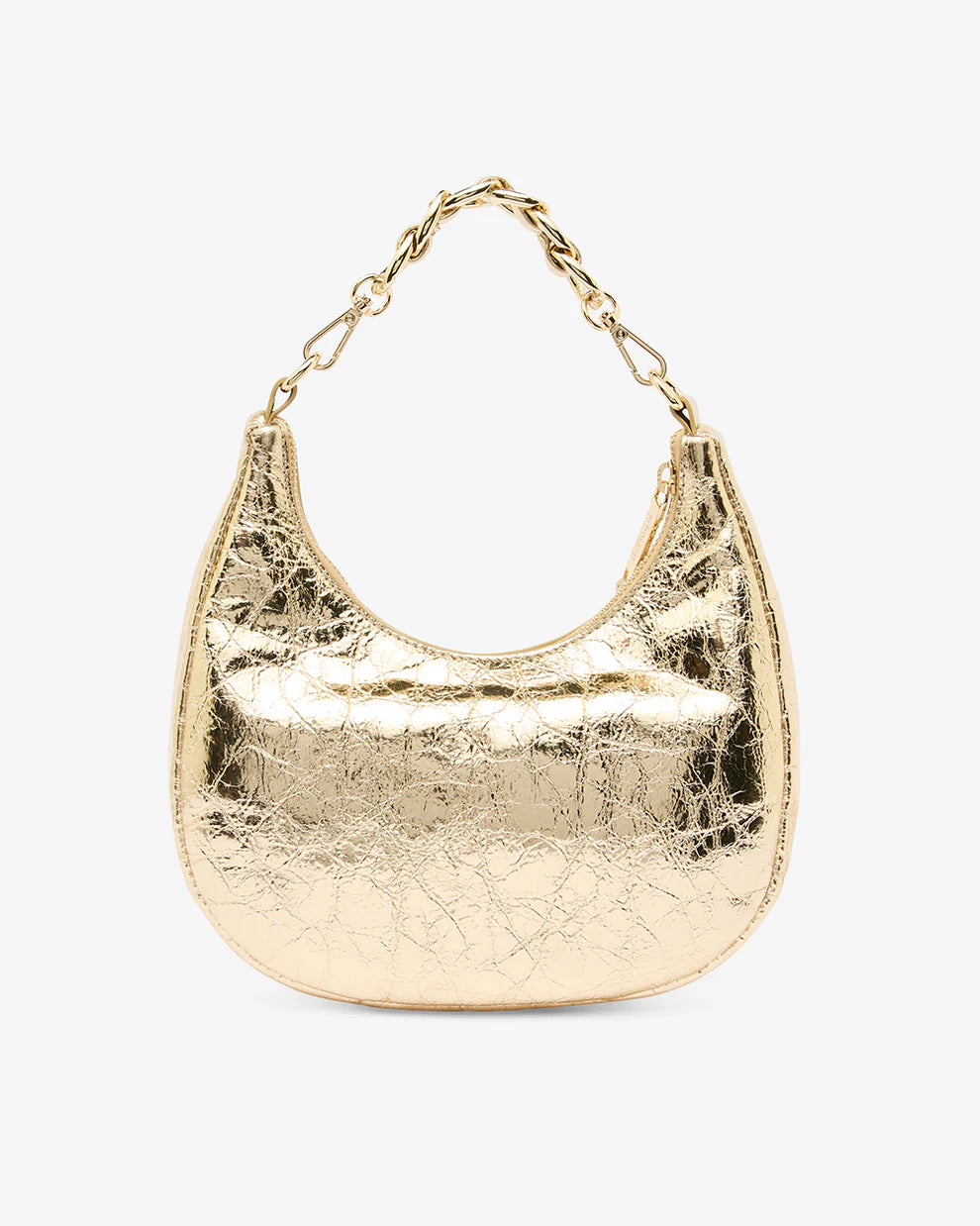 ARLINGTON MILNE Estella Bag GOLD CRINKLE