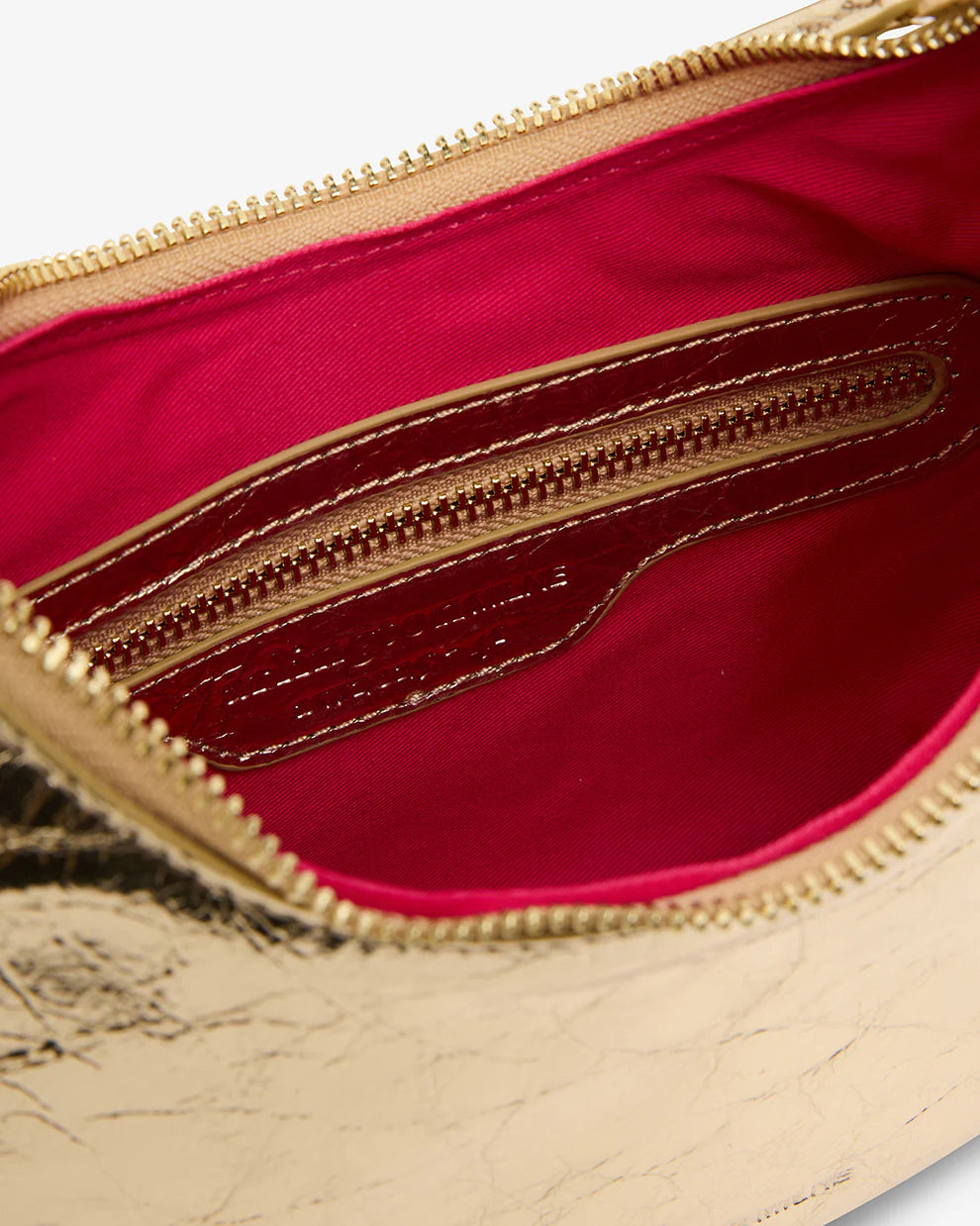 ARLINGTON MILNE Estella Bag GOLD CRINKLE
