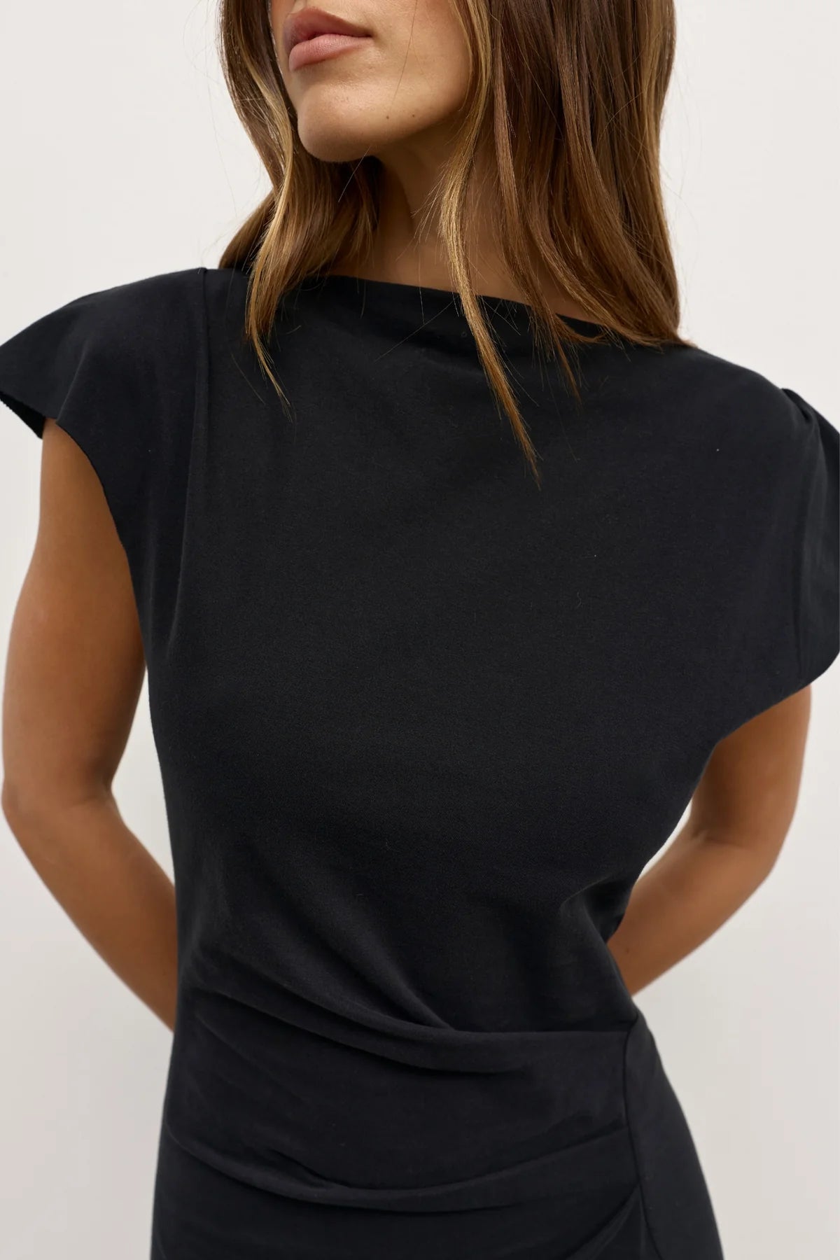 BAYSE Eliana Maxi Dress BLACK