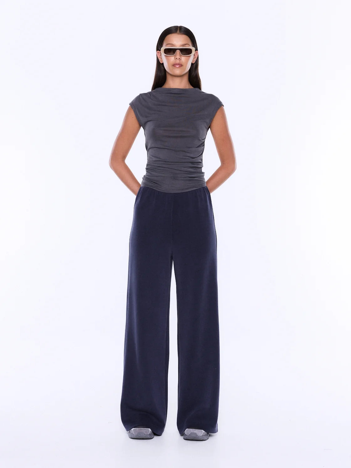 ENA PELLY Alessa Relaxed Pant MIDNIGHT NAVY