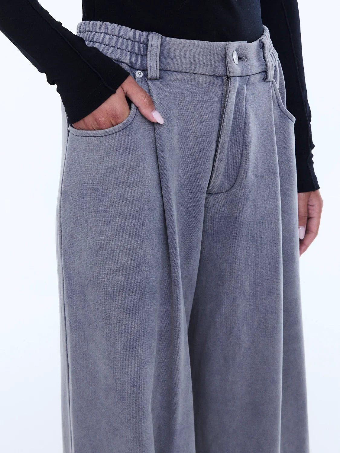 ENA PELLY Iva Jersey Pant DOVE GREY