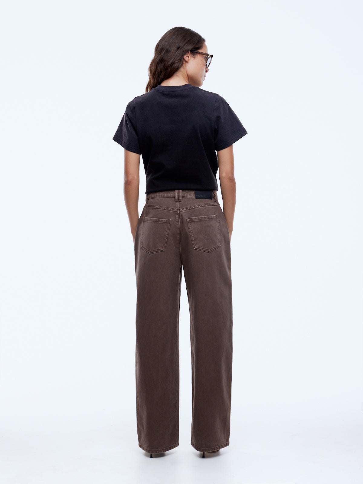 ENA PELLY Leesa Denim Jean WASHED MOCHA