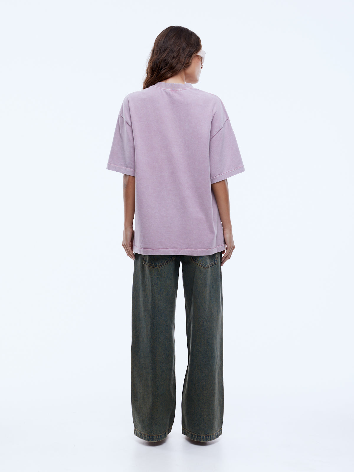 ENA PELLY Chloe Overside Tee Vintage Rose