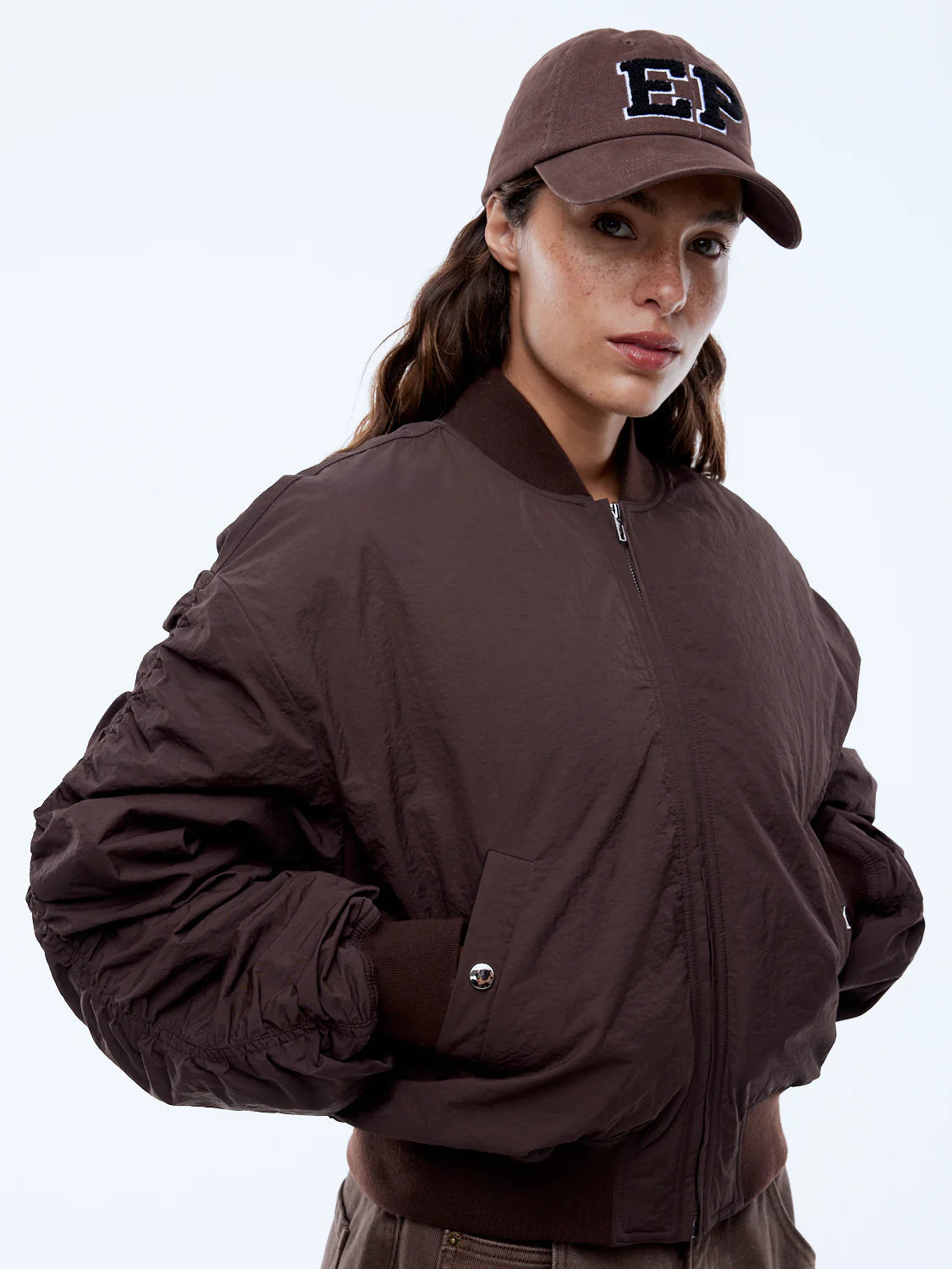 ENA PELLY Lulu Bomber Mocha