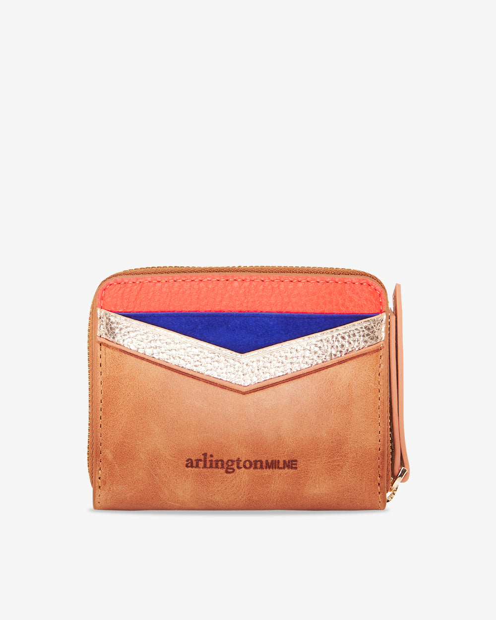 ARLINGTON Alexis Zip Purse Vintage Tan Multi