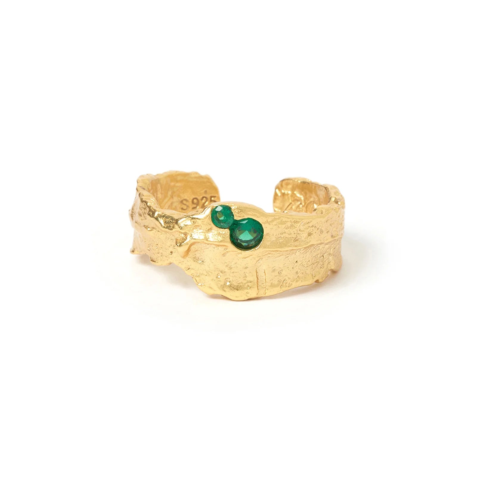 AOE Anya Ring GOLD & GREEN