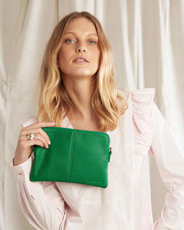 Elms & King Bowery Wallet GREEN