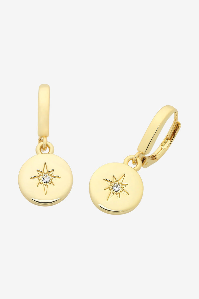 LIBERTE Beck Earring CLEAR GOLD