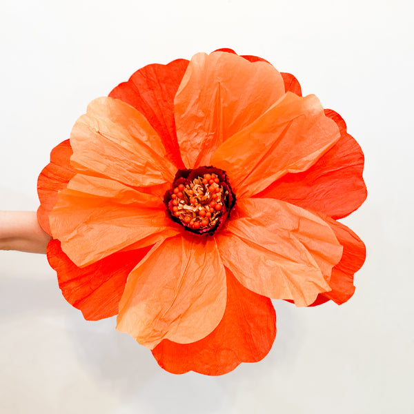 MOONLIGHT Paper Flower Large ORANGE