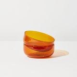 NUNU Abracadabra Bowls Set 2 AMBER