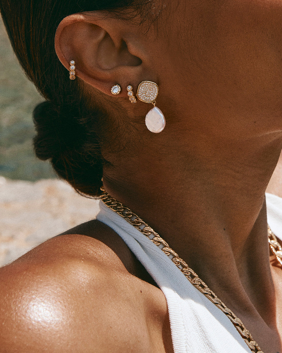 FAIRLEY Vintage Crystal Studs