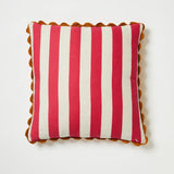 BONNIE & NEIL Bold Stripe Cushion 60cm TAN PINK