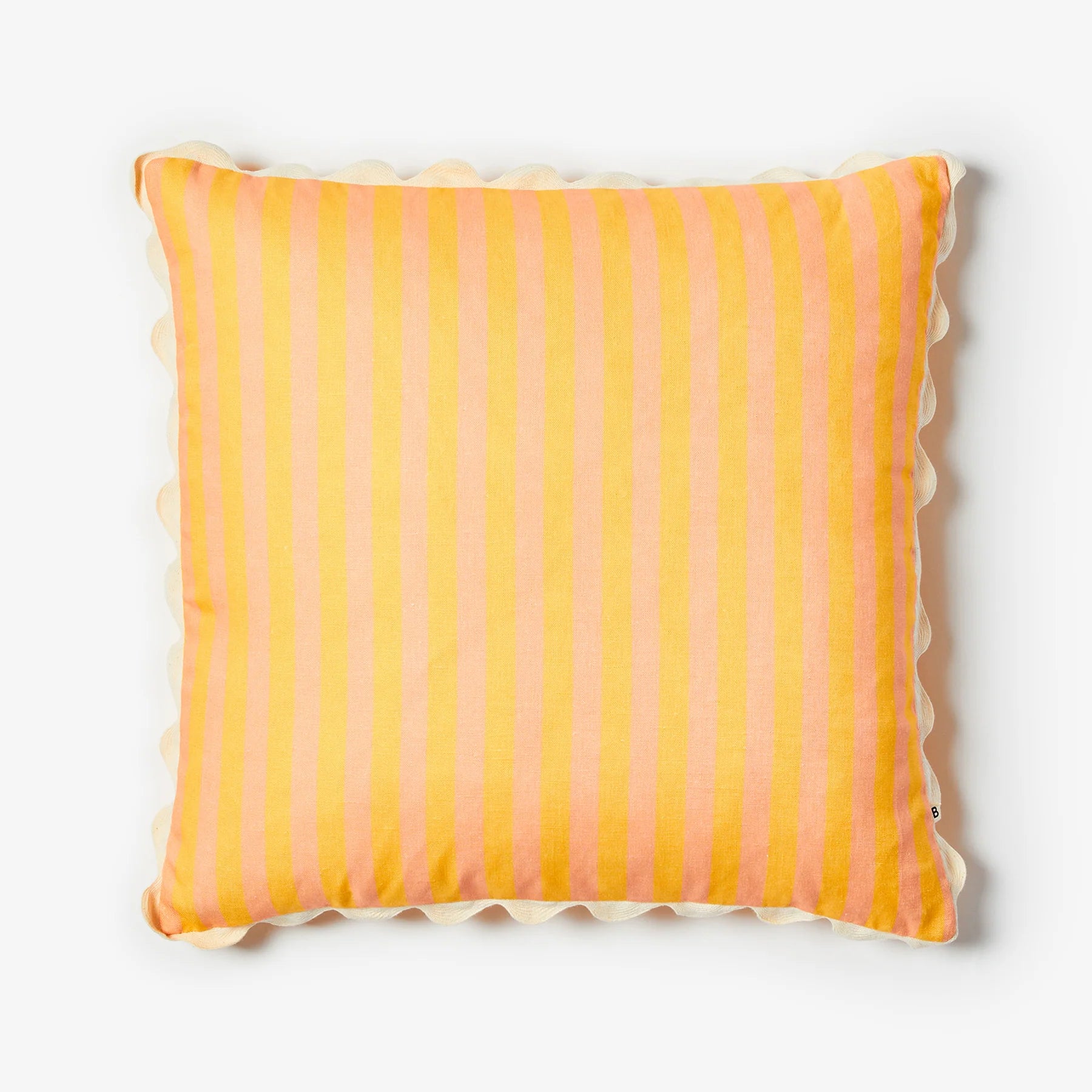 BONNIE & NEIL Thin Stripe Cushion 60cm YELLOW