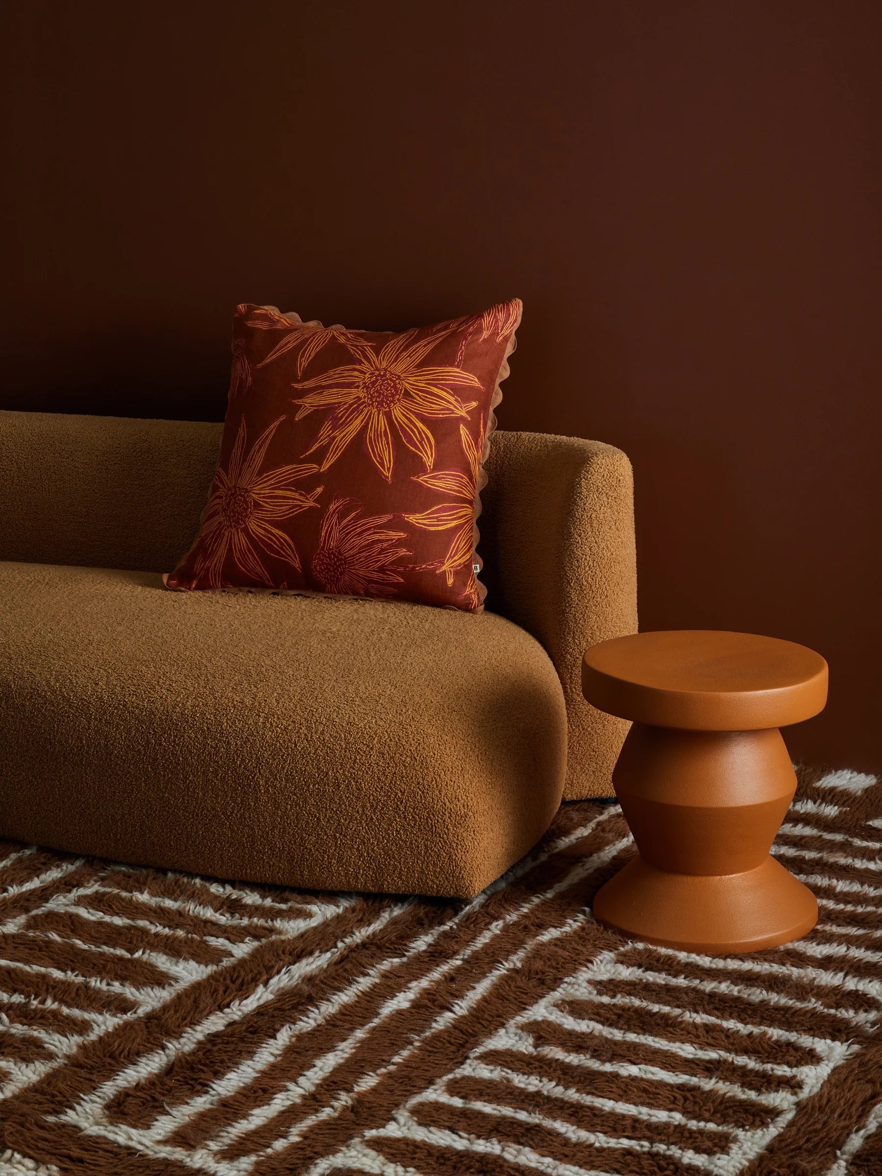 Bonnie & Neil Fiore Tan Cushion 60cm