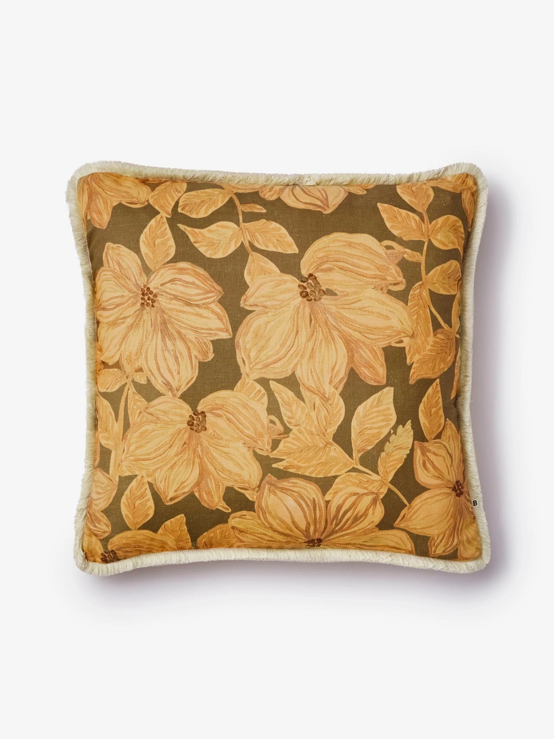 Bonnie & Neil Azalea Caramel Cushion 60cm