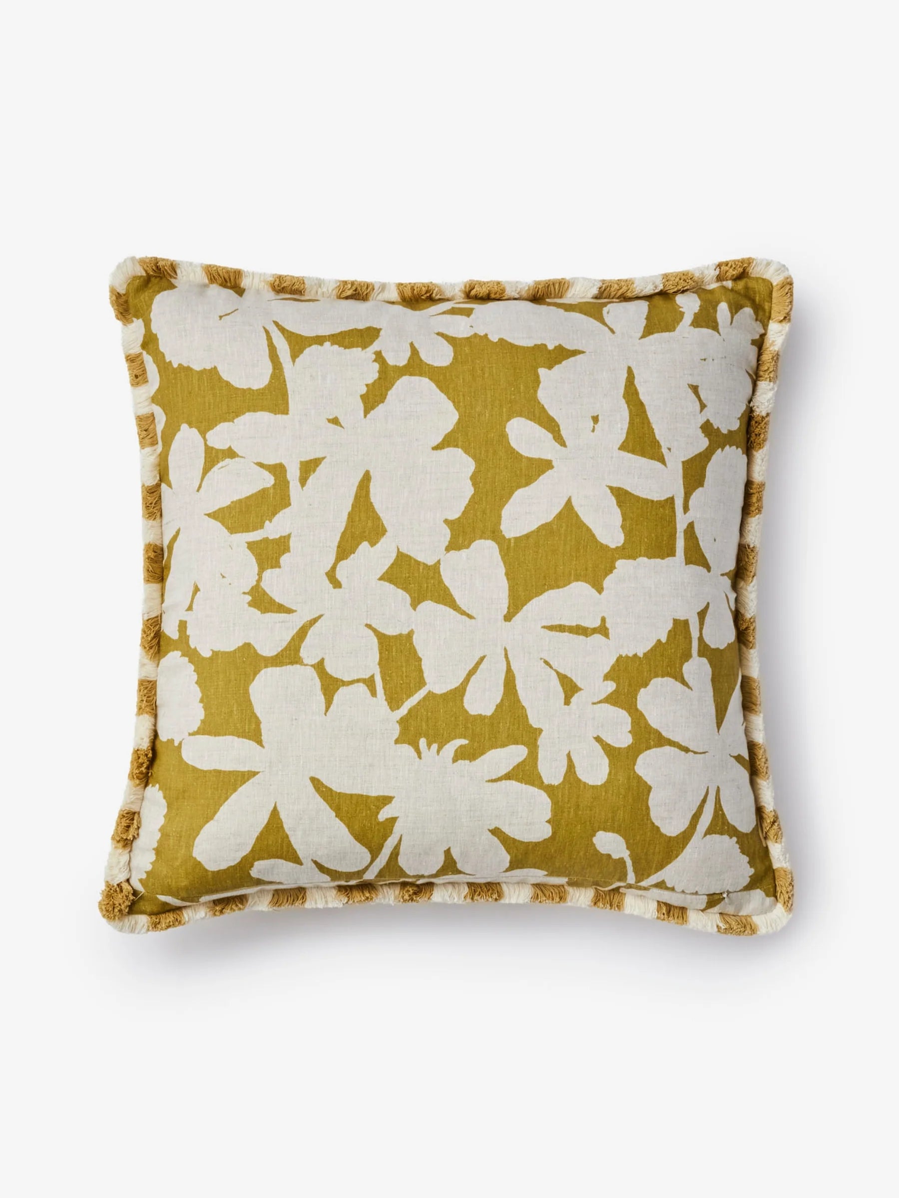 Bonnie & Neil Letta Mustard Cushion 60CM