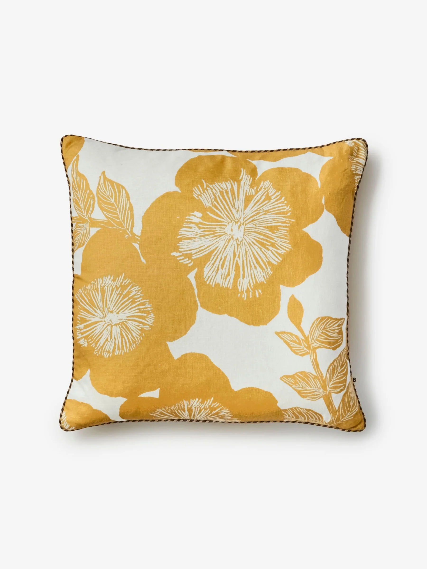 Bonnie & Neil Jardin Yellow Cushion 60CM