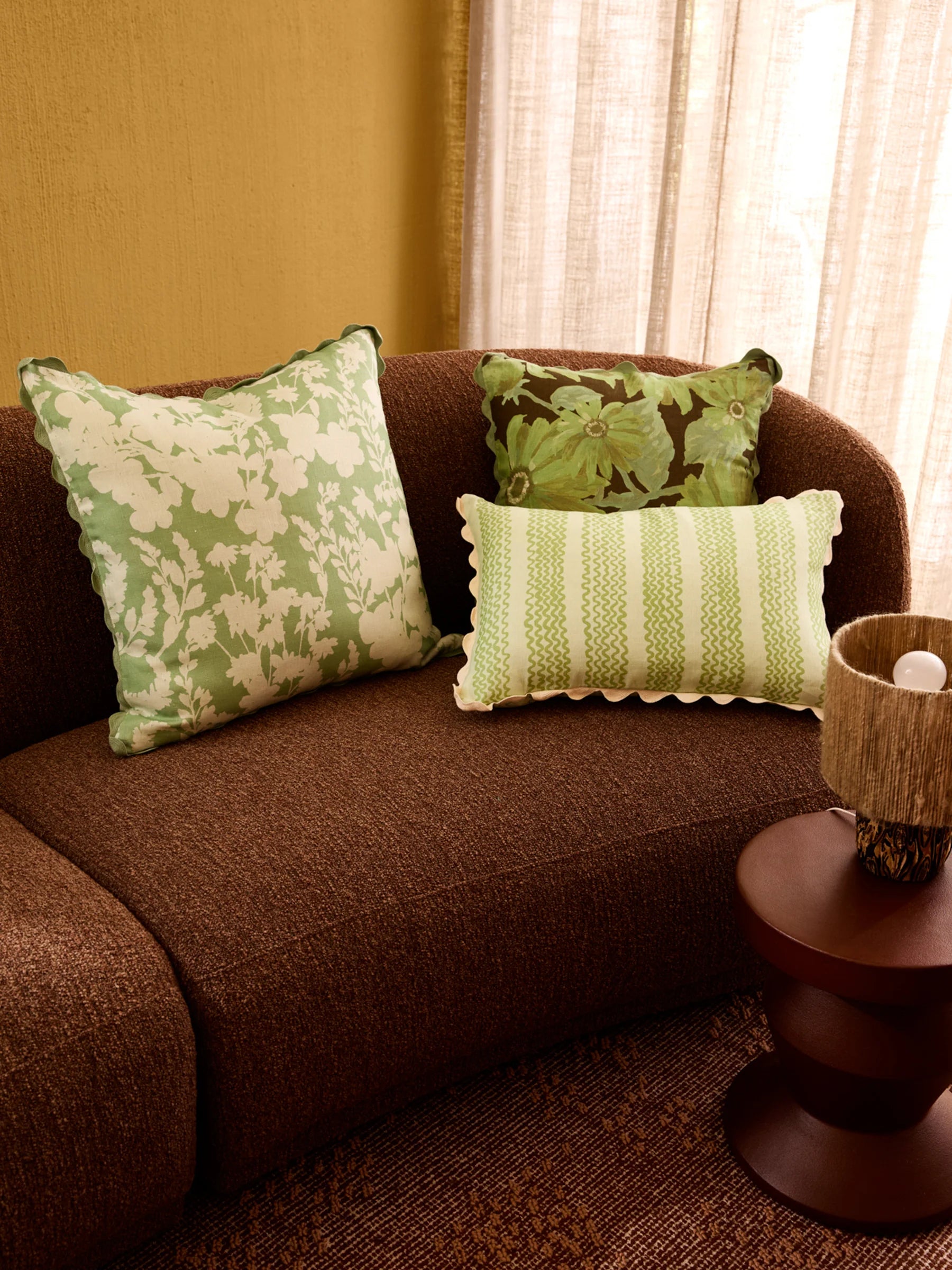 Bonnie & Neil Petal Mint Cushion 60cm