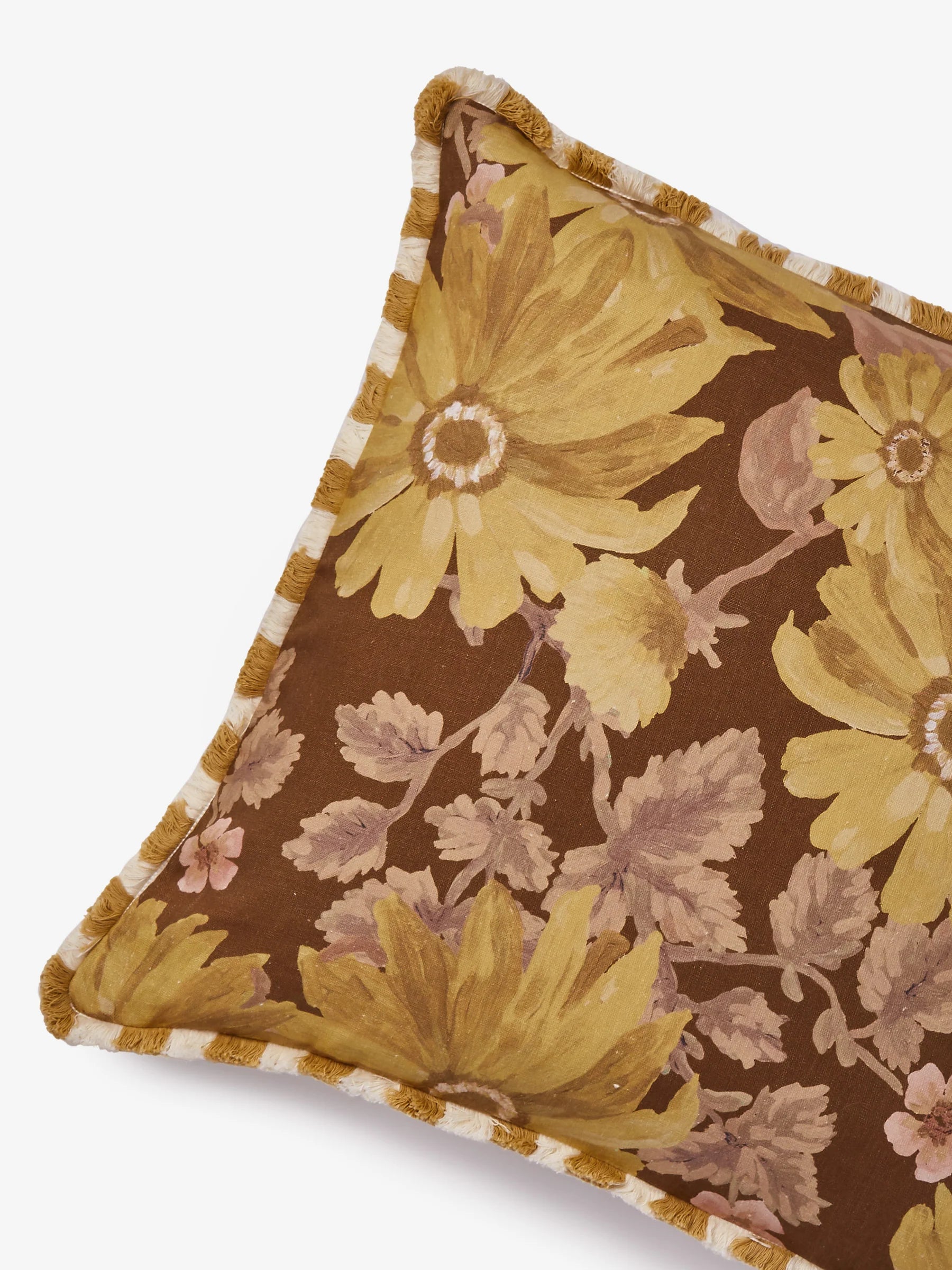 Bonnie & Neil Marigold Mustard Cushion 60cm
