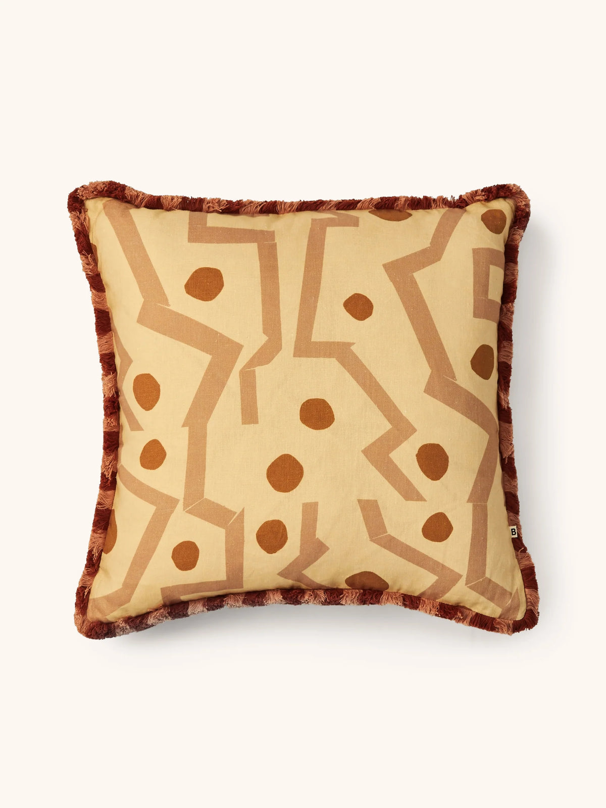 Bonnie & Neil Memphis Cushion Wheat 60cm