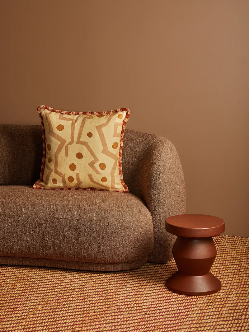 Bonnie & Neil Memphis Cushion Wheat 60cm
